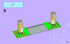 LEGO 3185 instructions page 23 – build guide