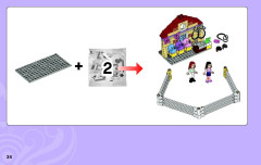 LEGO 3185 instructions page 34 – build guide