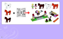 LEGO 3185 instructions page 4 – build guide