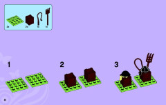 LEGO 3185 instructions page 8 – build guide