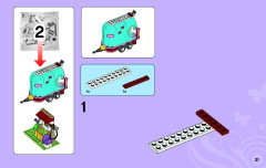 LEGO 3186 instructions page 31 – build guide