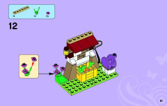 LEGO 3186 instructions page 61 – build guide