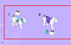 LEGO 3186 instructions page 62 – build guide