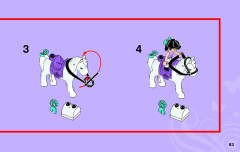 LEGO 3186 instructions page 63 – build guide