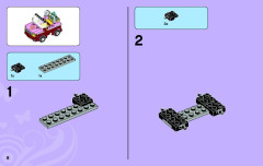LEGO 3186 instructions page 8 – build guide