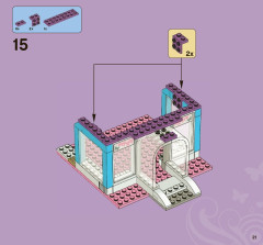 LEGO 3187 instructions page 21 – build guide