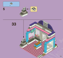 LEGO 3187 instructions page 43 – build guide