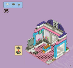 LEGO 3187 instructions page 45 – build guide