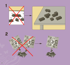 LEGO 3188 instructions page 2 – build guide