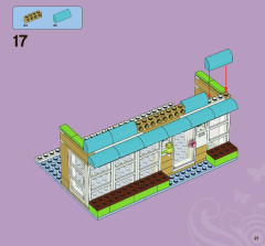 LEGO 3188 instructions page 21 – build guide