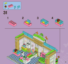 LEGO 3188 instructions page 43 – build guide