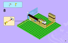 LEGO 3189 instructions page 21 – build guide