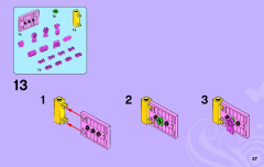 LEGO 3189 instructions page 27 – build guide