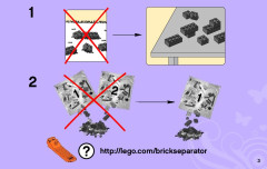 LEGO 3189 instructions page 3 – build guide
