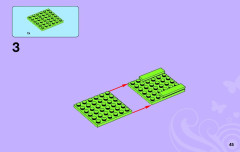 LEGO 3189 instructions page 45 – build guide