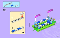 LEGO 3189 instructions page 51 – build guide