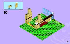 LEGO 3189 instructions page 61 – build guide