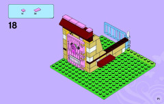 LEGO 3189 instructions page 71 – build guide