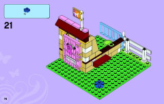 LEGO 3189 instructions page 74 – build guide