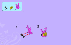 LEGO 3189 instructions page 8 – build guide