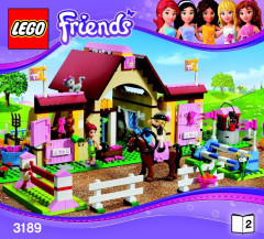 LEGO 3189 instructions page 1 – build guide