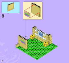 LEGO 3189 instructions page 10 – build guide