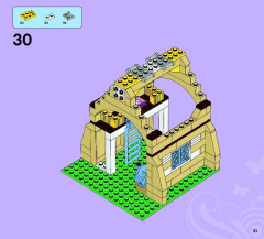 LEGO 3189 instructions page 31 – build guide