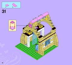 LEGO 3189 instructions page 32 – build guide