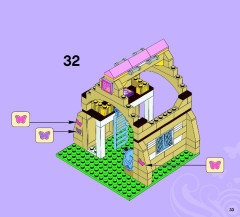 LEGO 3189 instructions page 33 – build guide