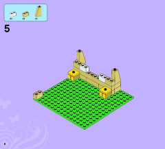 LEGO 3189 instructions page 6 – build guide