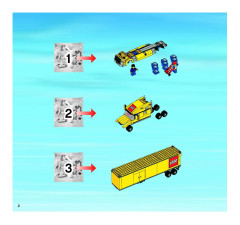 LEGO 3221 instructions page 2 – build guide