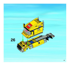 LEGO 3221 instructions page 33 – build guide
