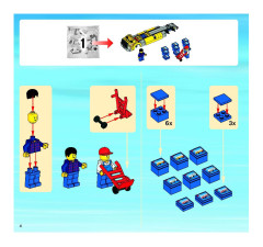 LEGO 3221 instructions page 4 – build guide