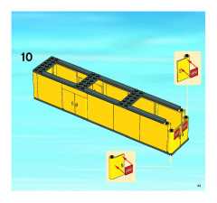 LEGO 3221 instructions page 43 – build guide