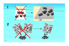 LEGO 3222 instructions page 2 – build guide