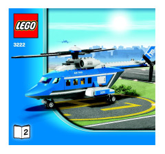 LEGO 3222 instructions page 1 – build guide