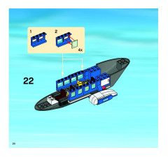 LEGO 3222 instructions page 20 – build guide