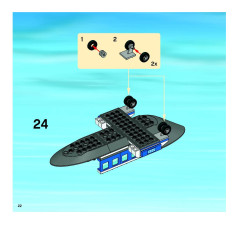 LEGO 3222 instructions page 22 – build guide