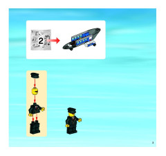 LEGO 3222 instructions page 3 – build guide