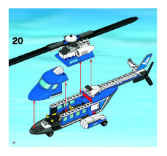 LEGO 3222 instructions page 46 – build guide