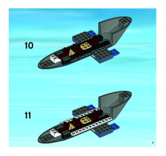 LEGO 3222 instructions page 9 – build guide