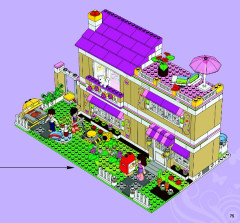 LEGO 3315 instructions page 75 – build guide