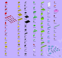 LEGO 3315 instructions page 77 – build guide