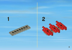 LEGO 3365 instructions page 3 – build guide