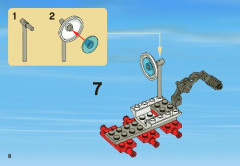 LEGO 3365 instructions page 8 – build guide