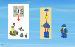 LEGO 3366 instructions page 4 – build guide