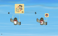 LEGO 3366 instructions page 8 – build guide