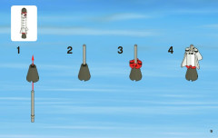 LEGO 3366 instructions page 9 – build guide