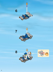 LEGO 3368 instructions page 6 – build guide