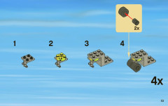 LEGO 3368 instructions page 13 – build guide